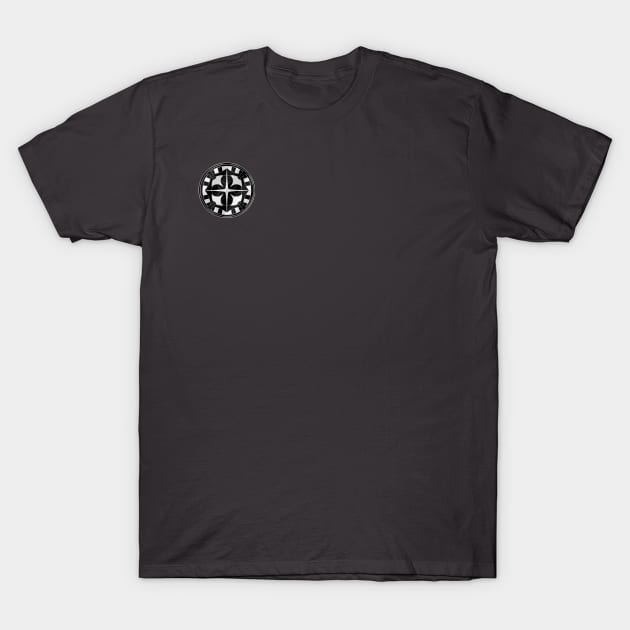 Smaller GA Logo Greyscales T-Shirt by Coexistence The Series